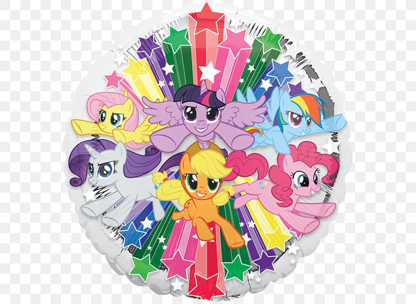Pinkie Pie Rainbow Dash Pony Applejack Balloon, PNG, 600x600px, Pinkie Pie, Applejack, Balloon, Birthday, Fictional Character Download Free