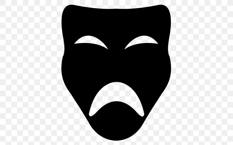 Smile Mask Theatre Face, PNG, 512x512px, Smile, Black, Black And White, Drama, Face Download Free