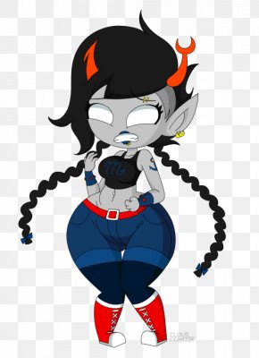 Meenah Peixes Openbound - Punk Rock MS Paint Adventures Fan Art Illustration PNG