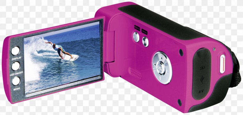 Video Cameras Easypix DVC5227 Flash Megapixel Camcorder Easypix W1024 Splash, PNG, 1200x572px, Video Cameras, Camcorder, Camera, Digital Camera, Digital Cameras Download Free