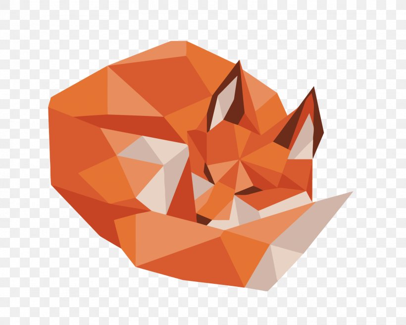 Low Poly Fox Behance Illustration, PNG, 1874x1500px, Low Poly, Animal, Art, Behance, Creative Industries Download Free