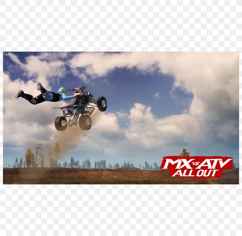 MX Vs. ATV Supercross MX Vs. ATV Untamed Xbox 360 PlayStation 2 Video Game, PNG, 800x800px, Mx Vs Atv Supercross, Adventure, Cloud, Extreme Sport, Freestyle Motocross Download Free