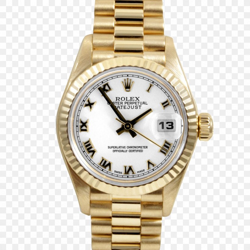Rolex Datejust Watch Colored Gold, PNG, 1000x1000px, Rolex Datejust, Automatic Watch, Bracelet, Brand, Colored Gold Download Free