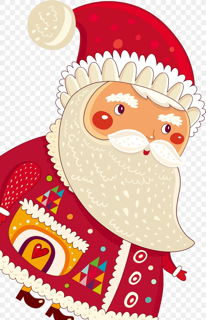 Santa Claus Christmas Card Cartoon, PNG, 902x1396px, Santa Claus, Art, Cartoon, Christmas, Christmas Card Download Free