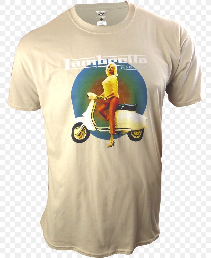 T-shirt Lambretta Sleeve Outerwear, PNG, 820x1000px, Watercolor, Cartoon, Flower, Frame, Heart Download Free