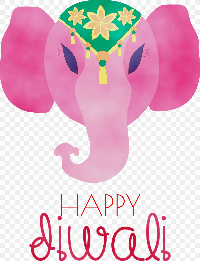 Elephant, PNG, 2294x3000px, Happy Diwali, Biology, Elephant, Elephants, Flower Download Free