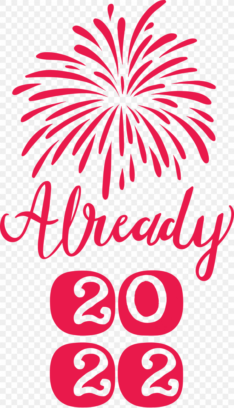 Already 2022 New Year 2022 New Year, PNG, 1568x2736px, Floral Design, Biology, Flower, Geometry, Line Download Free