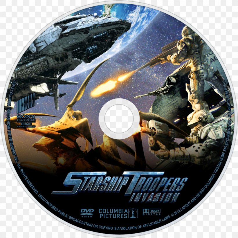 Blu-ray Disc Juan Rico Starship Troopers Film DVD, PNG, 1000x1000px, 2012, Bluray Disc, Appleseed Ex Machina, Compact Disc, David Matranga Download Free