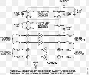 Adm Illustration - Datasheet Analog Devices RS-232 Document PNG