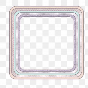 Picture Frame Pink - Pink Background Frame PNG