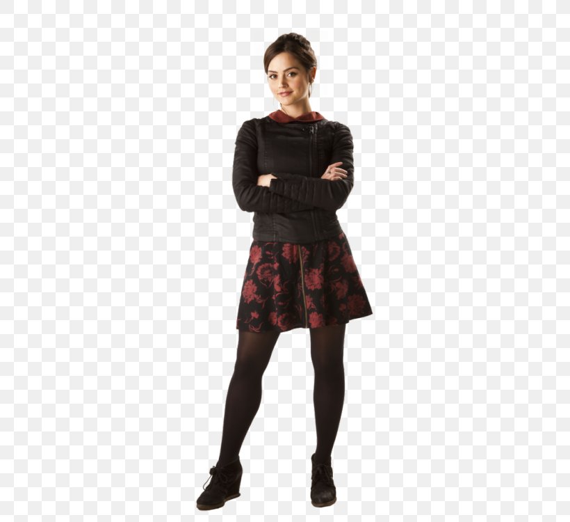 Jenna Coleman Clara Oswald Doctor Who Eleventh Doctor, PNG, 411x750px, Jenna Coleman, Abdomen, Black, Clara Oswald, Clothing Download Free