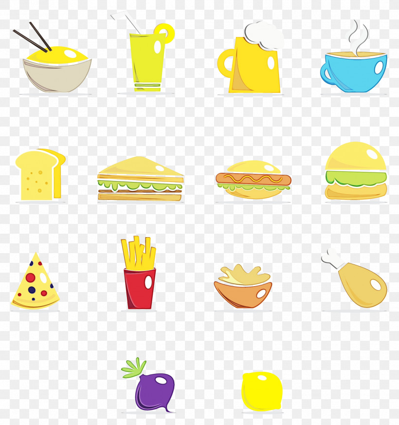 Yellow Baking Cup, PNG, 1861x1982px, Watercolor, Baking Cup, Paint, Wet Ink, Yellow Download Free