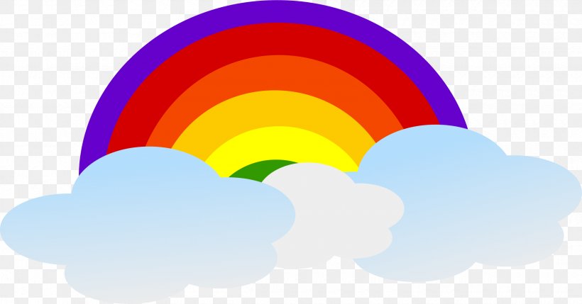 Cloud Rainbow Clip Art, PNG, 2400x1256px, Cloud, Animation, Blog, Color, Free Content Download Free