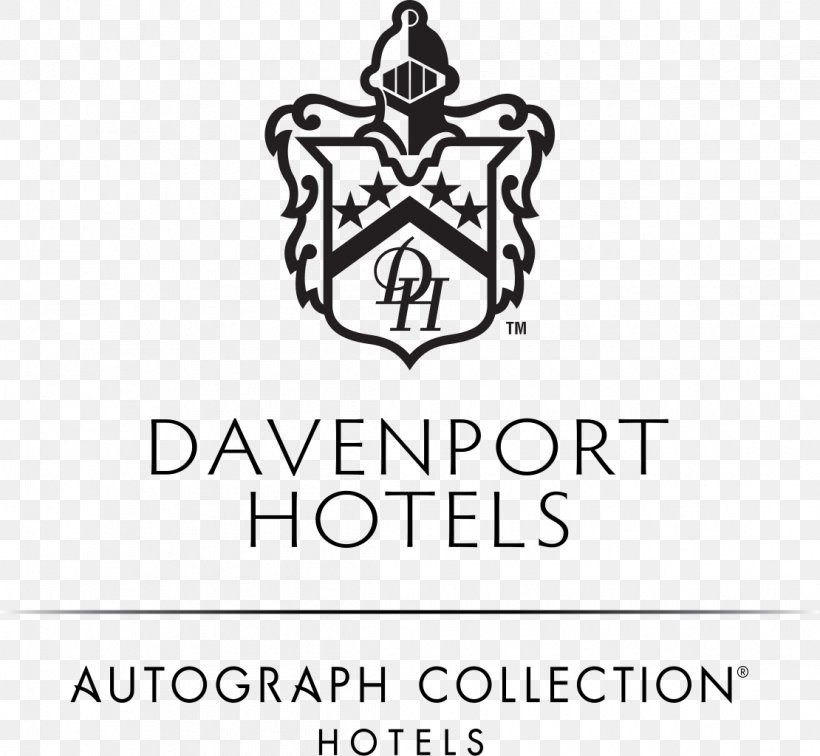 The Davenport Hotel The Davenport Grand, Autograph Collection Spokane Falls Davenport Hotel Tower, PNG, 1110x1024px, Hotel, Area, Black And White, Brand, Conference And Resort Hotels Download Free