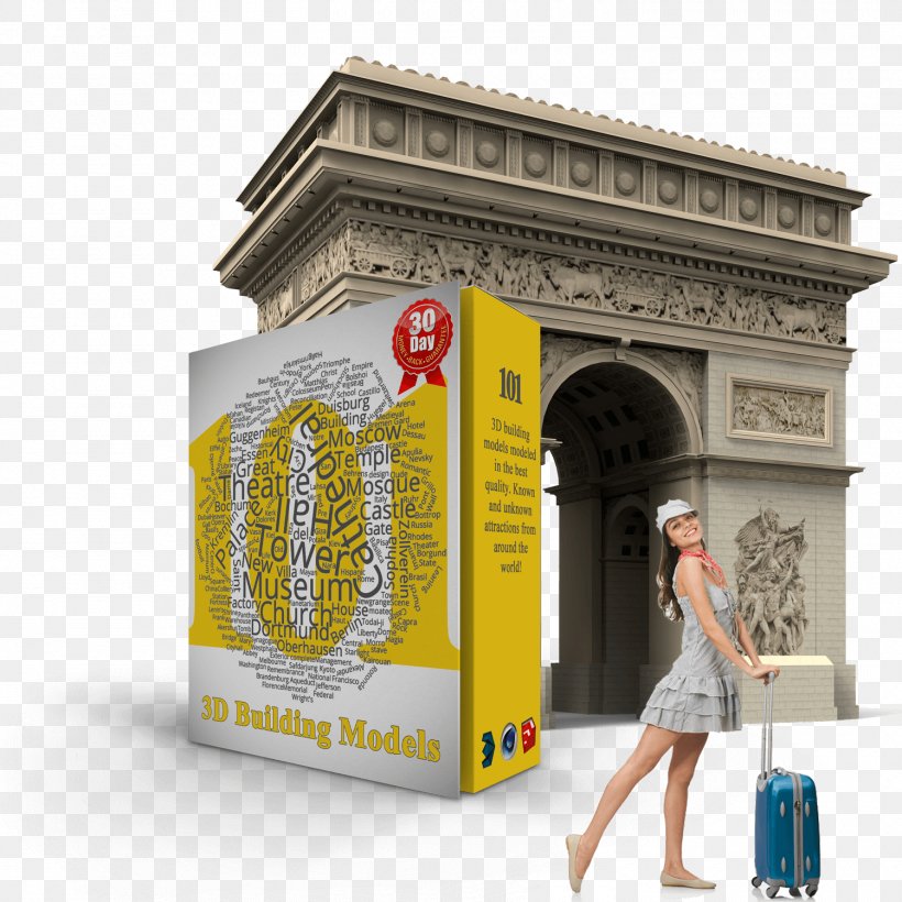 Arc De Triomphe 3D Modeling 3D Computer Graphics Pont Neuf Triumphal Arch, PNG, 1500x1500px, 3d Computer Graphics, 3d Modeling, Arc De Triomphe, Animation, Autodesk 3ds Max Download Free