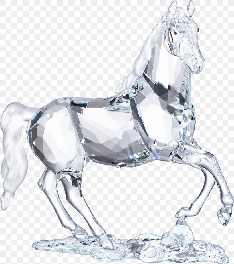 Horse Stallion Swarovski AG Jewellery Crystal, PNG, 1433x1618px, Horse, Animal Figure, Black And White, Black Jaguarwhite Tiger Foundation, Collectable Download Free