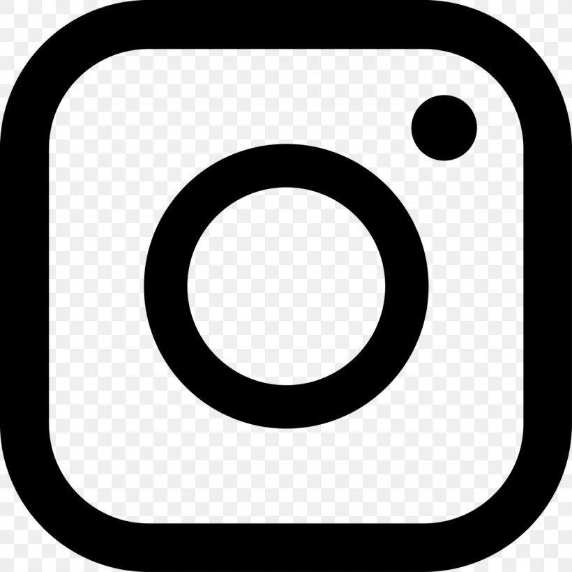 Instagram Clip Art, PNG, 1280x1280px, Instagram, Area, Black And White, Facebook, Font Awesome Download Free