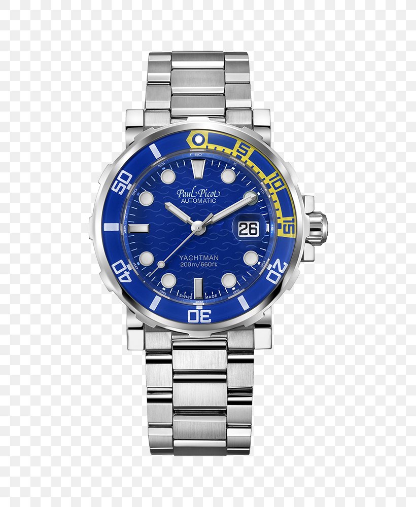 Chronograph Automatic Watch Steel Horology, PNG, 727x1000px, Chronograph, Automatic Watch, Brand, Clothing Accessories, Cobalt Blue Download Free