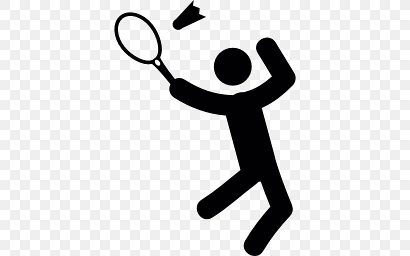 How To Play Badminton Shuttlecock Sport Clip Art, PNG, 512x512px, Badminton, Area, Artwork, Badmintonracket, Black And White Download Free