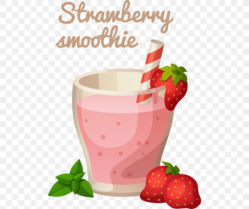 Smoothie Milkshake Strawberry Juice, PNG, 504x690px, Smoothie, Cartoon, Coffee Cup, Cream, Cup Download Free