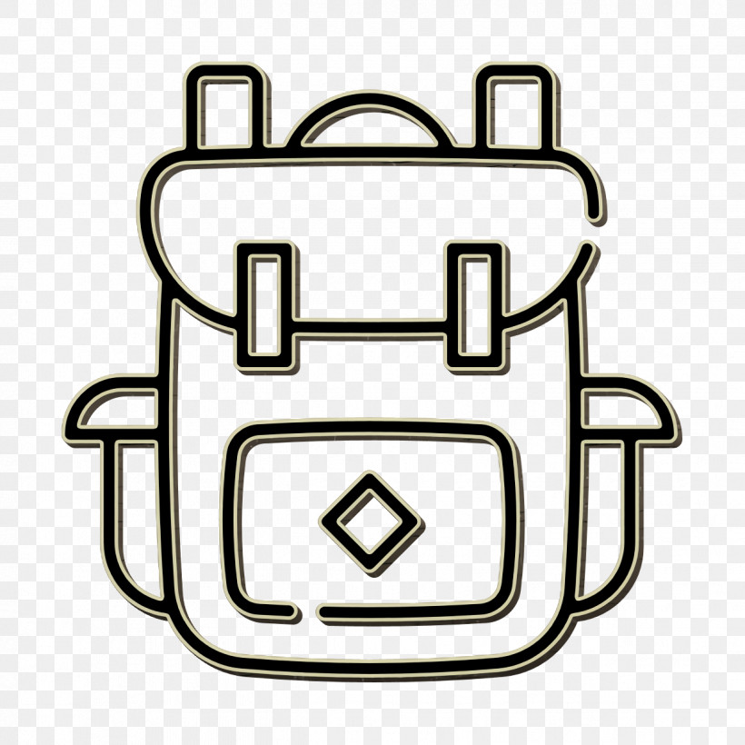 Summer Camp Icon Backpack Icon, PNG, 1238x1238px, Summer Camp Icon, Backpack Icon, Coloring Book, Line Art Download Free