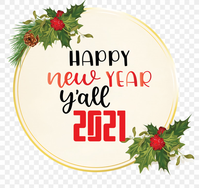 2021 Happy New Year 2021 New Year 2021 Wishes, PNG, 3000x2838px, 2021 Happy New Year, 2021 New Year, 2021 Wishes, Christmas Day, Christmas Ornament Download Free