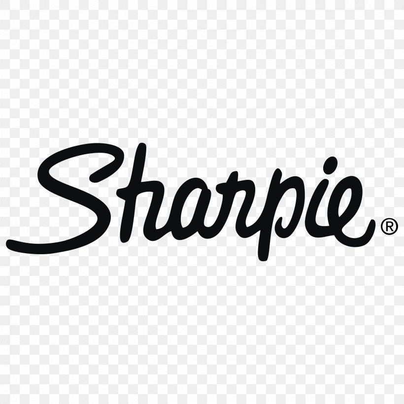 Logo Sharpie Clip Art Pens Brand, PNG, 2400x2400px, Logo, Art Director, Black, Black And White, Brand Download Free