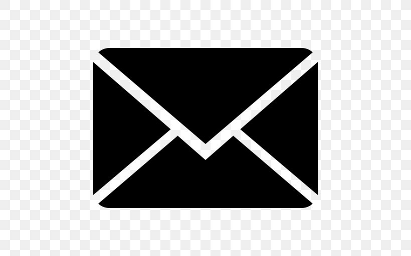 Envelope Icon Design, PNG, 512x512px, Envelope, Black, Black And White, Icon Design, Logo Download Free