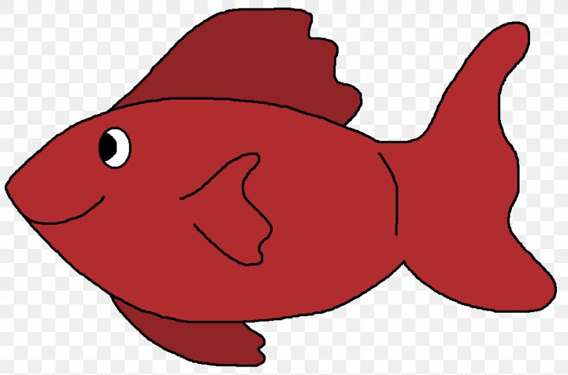 Red Clip Art, PNG, 973x644px, Red, Cartoon, Fish, Marine Mammal, Organism Download Free