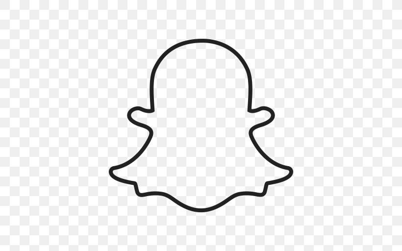 Snapchat Social Media Snap Inc., PNG, 512x512px, Snapchat, Area, Artwork, Black, Black And White Download Free