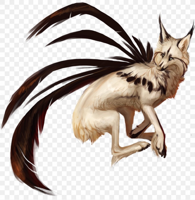 Cat Fox Tail Legendary Creature Feather, PNG, 900x924px, Cat, Art, Canidae, Carnivoran, Cartoon Download Free