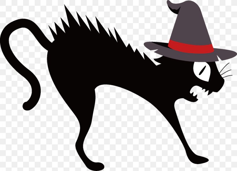 Black Cat Halloween Cat, PNG, 1024x740px, Black Cat, Cartoon, Cat, Halloween, Tail Download Free
