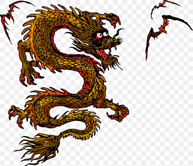 Chinese Dragon Japanese Dragon, PNG, 904x776px, Dragon, Art, Chinese ...