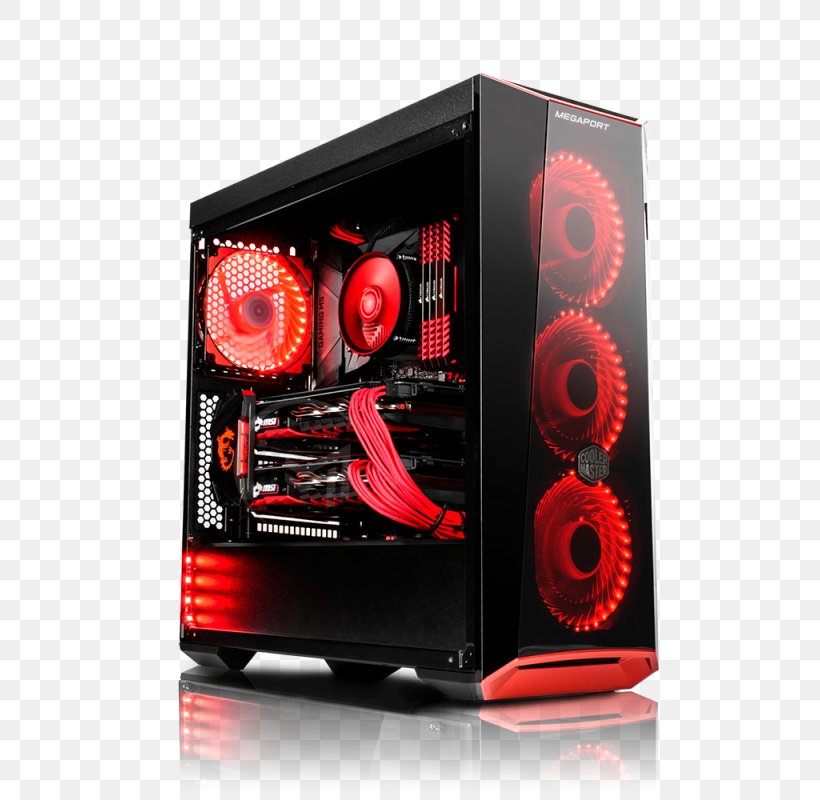 Graphics Cards & Video Adapters Computer Cases & Housings Computer System Cooling Parts Gaming Computer Personal Computer, PNG, 800x800px, Graphics Cards Video Adapters, Central Processing Unit, Computer, Computer Case, Computer Cases Housings Download Free