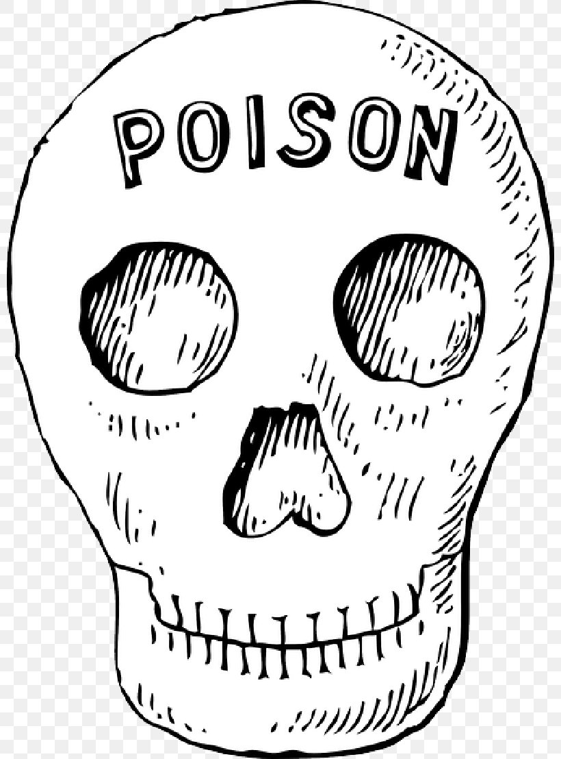 Skull Vector Graphics Clip Art Openclipart Poison, PNG, 800x1108px, Skull, Art, Bone, Drawing, Face Download Free