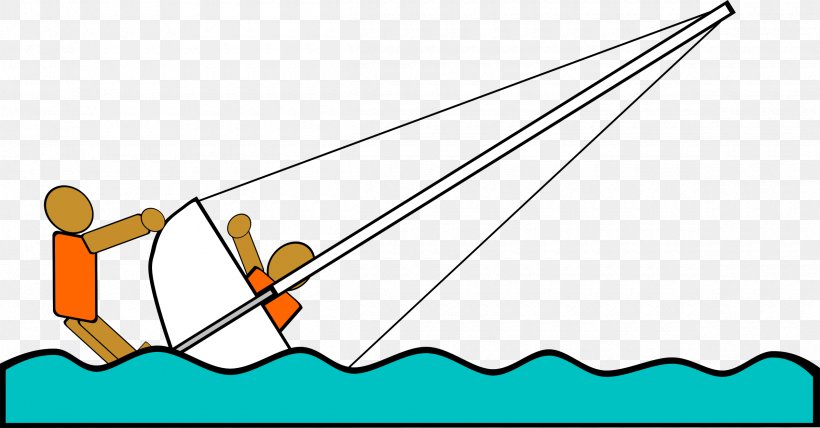 Capsizing Sailboat Sailing Clip Art, PNG, 2400x1255px, Capsizing, Area, Boat, Boating, Cutter Download Free