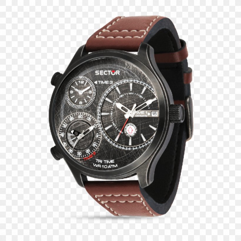 Sector No Limits Watch Chronograph Jewellery Water Resistant Mark, PNG, 1000x1000px, Sector No Limits, Brand, Brown, Casio, Chronograph Download Free