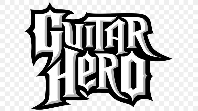 Guitar Hero Live Band Hero Guitar Hero 5 Guitar Hero: Warriors Of Rock, PNG, 640x461px, Guitar Hero, Band Hero, Black And White, Brand, Guitar Download Free