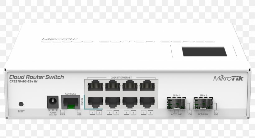 MikroTik Network Switch Router 10 Gigabit Ethernet, PNG, 1280x696px, 10 Gigabit Ethernet, Mikrotik, Audio Receiver, Computer, Computer Component Download Free
