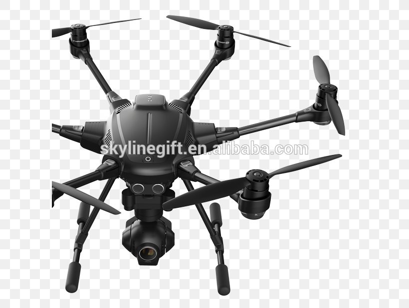 Yuneec International Typhoon H 4K Resolution Unmanned Aerial Vehicle Intel RealSense, PNG, 611x618px, 4k Resolution, Yuneec International Typhoon H, Aerial Photography, Aircraft, Airplane Download Free