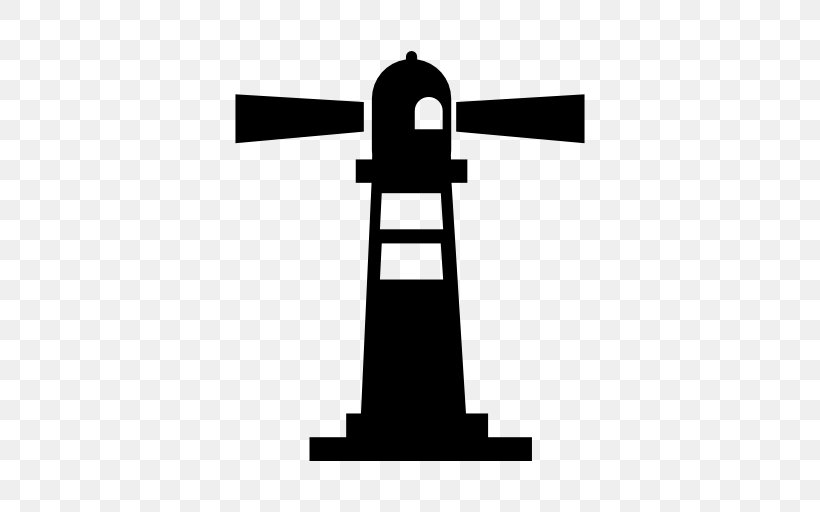 Lighthouse, PNG, 512x512px, Icon Design, Beacon, Black And White, Lighthouse, Logo Download Free