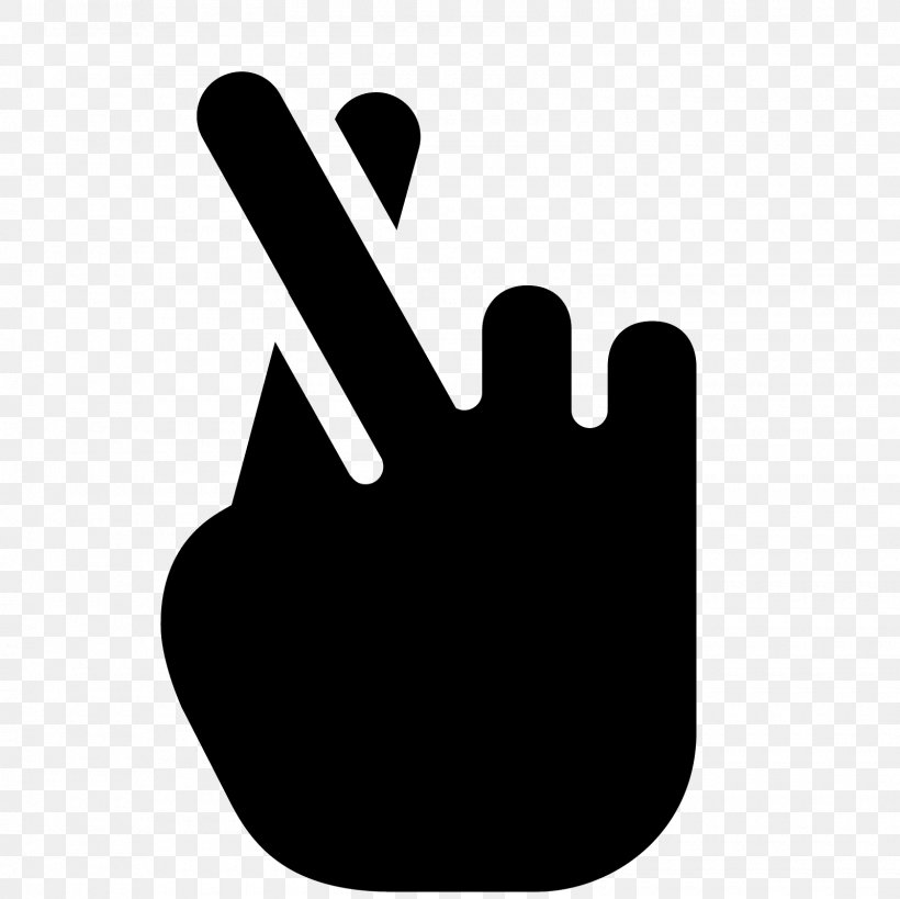 Crossed Fingers Font, PNG, 1600x1600px, Crossed Fingers, Black And White, Finger, Hand, Middle Finger Download Free