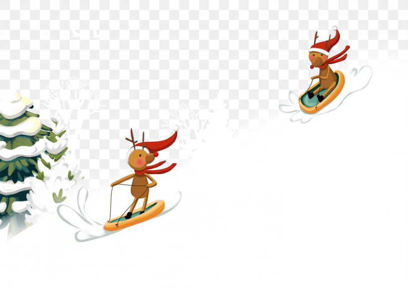 Pxe8re Noxebl Santa Claus Reindeer Illustration, PNG, 2961x2094px, Pxe8re Noxebl, Animation, Art, Cartoon, Child Download Free