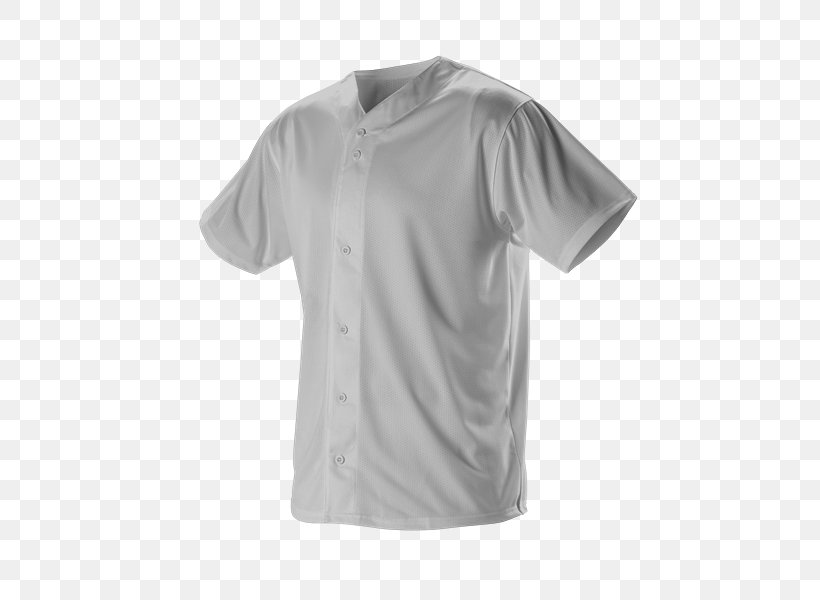 T-shirt Jersey Sleeve Baseball Uniform Sweater, PNG, 500x600px, Tshirt, Active Shirt, Baseball, Baseball Uniform, Button Download Free