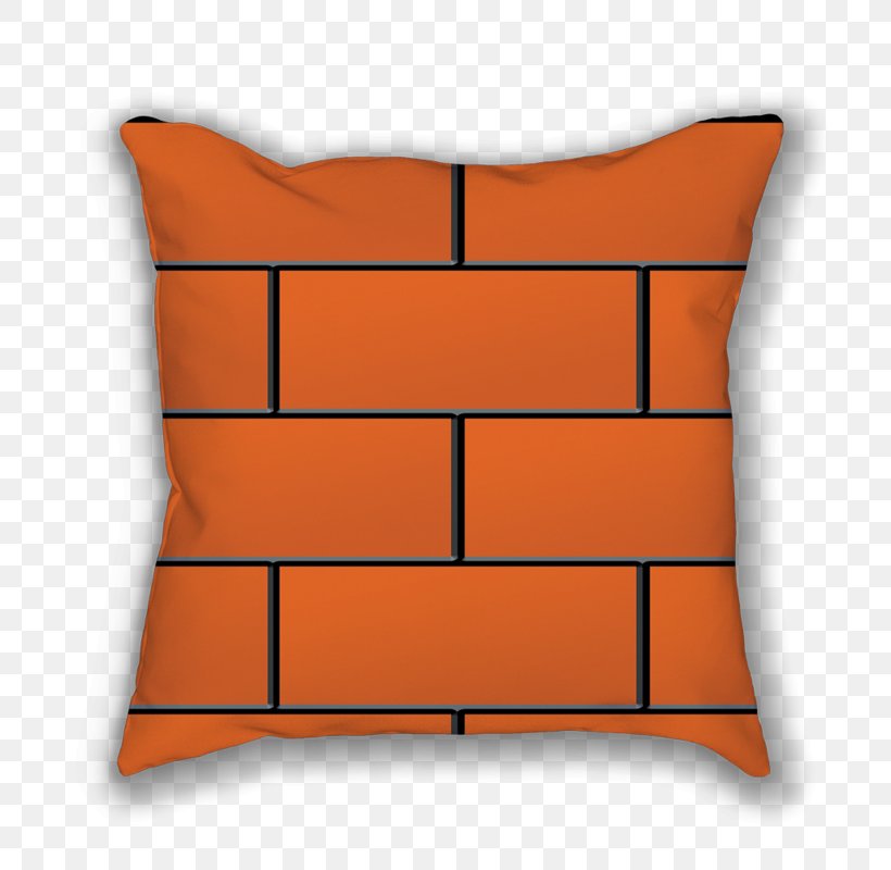 Throw Pillows Cushion Product Design Line Angle, PNG, 800x800px, Throw Pillows, Cushion, Orange, Rectangle, Throw Pillow Download Free