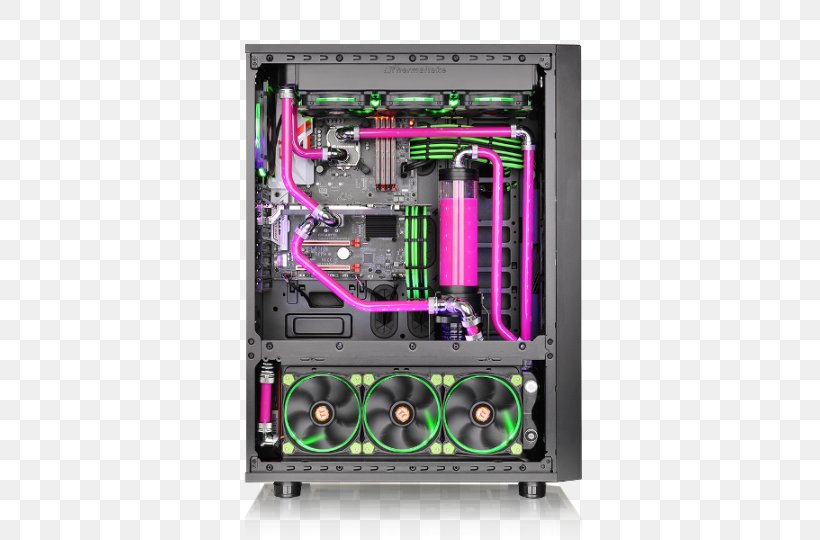 Computer Cases & Housings Thermaltake Water Cooling Computer System Cooling Parts Computer Fan, PNG, 810x540px, Computer Cases Housings, Computer, Computer Case, Computer Fan, Computer System Cooling Parts Download Free