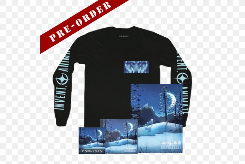 Long-sleeved T-shirt Long-sleeved T-shirt Stillworld Invent Animate, PNG, 550x550px, Sleeve, Blue, Brand, Long Sleeved T Shirt, Longsleeved Tshirt Download Free