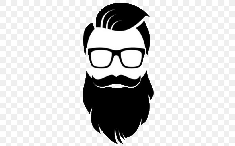 Beard Art Face Logo, PNG, 512x512px, Beard, Art, Barber, Black, Black And White Download Free
