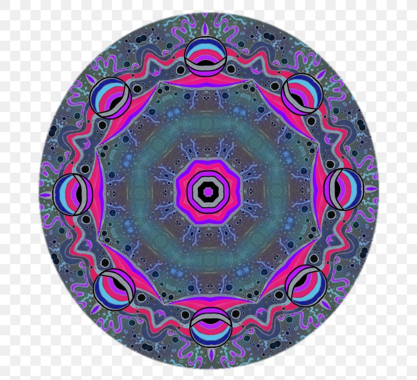 Circle Pattern, PNG, 673x748px, Purple, Kaleidoscope, Magenta Download Free