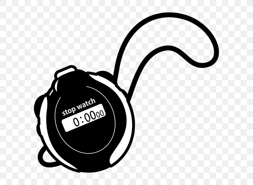 Clip Art Stopwatch Illustration Design, PNG, 600x600px, Stopwatch, Art, Audio, Audio Equipment, Black And White Download Free